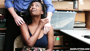 Well stacked shoplifter Daya Knight ends up having sex with a cop