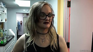 Mature ugly wrinkled blonde hooker gets brutally fucked from behind