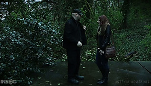 Locked in wooden stocks and hanging upside down Kel Bowie knows what BDSM is