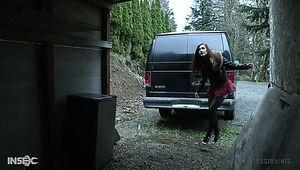 Restrained lewd whore Stephie Staar deserves some brutal shit to happen