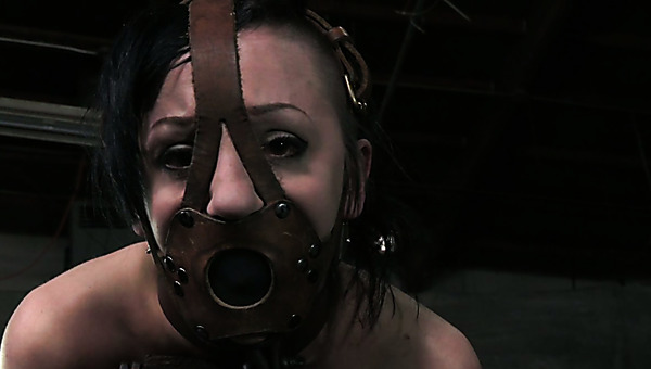 Skinny messy looking whore gets her snatch tickled with vibrator