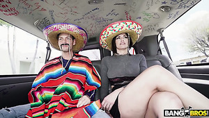 Horny party in Mexican style with big breasted whorish Becky Bandini