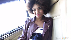 Tight bodied curly haired vixen Luna Corazon loves car sex and she's so wild