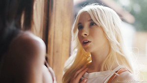 Attractive babe Kenzie Reeves is ready for some kinky lesbian sex