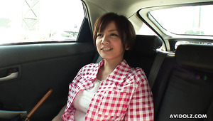 Busty housewife from Japan Meguru Kosaka is ready for some masturbation