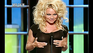 Famous all over the world busty blonde sexpot Pamela Anderson