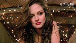 Damn right and sexy looking actress Emily Meade and her nice titties flashed