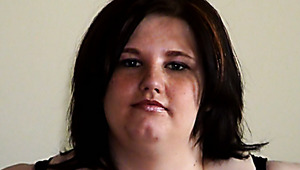 Huge fat brunette chick Agatha masturbates cause no one wants to fuck her