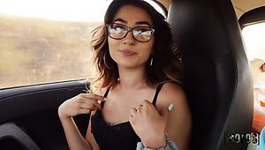 Picked up chick Scott Nails is brutally fucked doggy style in hard mode