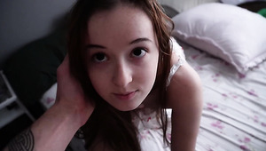 Young fuckdoll begs for a couple of orgasms after a stressful day at work.