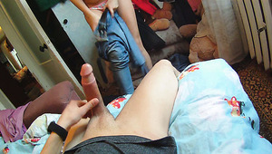 Slender blond Russian fairy gets her soaking twat banged doggy style