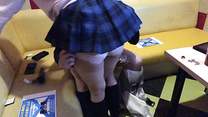 Public sex in KTV with Slutty Japanese Schoolgirl