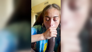Latina totally throated by BBC in an amateur round