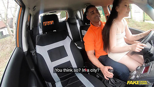 Kazakh girl Luna Truelove Is fucked and creampied by driving instructor