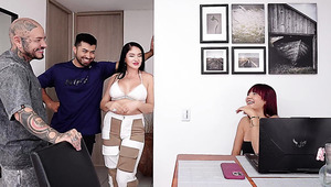 Unexpected Foursome with a Busty MILF Turns into Wild Swingers Fantasy