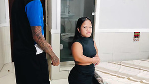 Midget girl loves a good dick inside