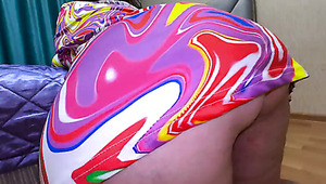 Fat ass amateur milf, got her asshole pumped by her stepson