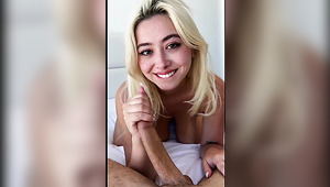 Blonde Chloe Surreal rides big dick like a wild cowgirl